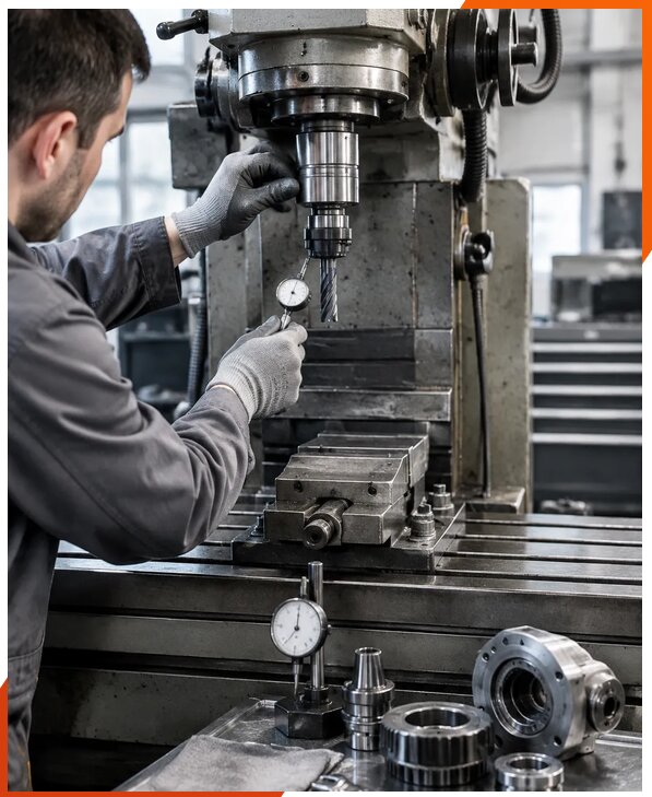 Ремонт фрезерных станков с гарантией в Ленинске-Кузнецком от 5111 р. | ЮнионикРу